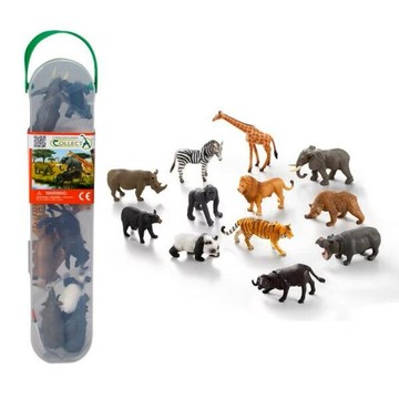 親子桌遊 小牛津【永曄】collectA 迷你野生動物組(盒裝-12入)~英國高擬真模型-R1105