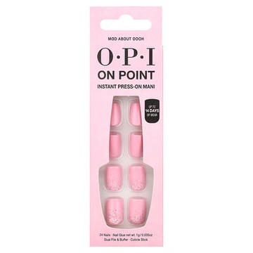 OPI, On Point，即時貼片美甲，短款，摩登奧義，27 件套