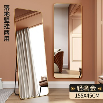 全身鏡落地鏡家用簡約ins風女宿舍臥室壁掛貼墻試衣穿衣鏡子/全身鏡/穿衣鏡/試衣鏡/衣帽鏡/化妝鏡/大鏡子/鏡子