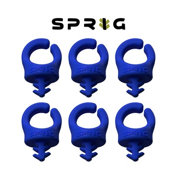 SPRIG 1/4"-20 整線扣 - 寶石藍 (六入/包)