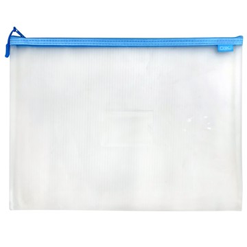 CoX 三燕興業 B4環保霧面抗靜電收納拉鍊袋 附名片袋 NO.8165H 顏色隨機 390 x 285mm  1個