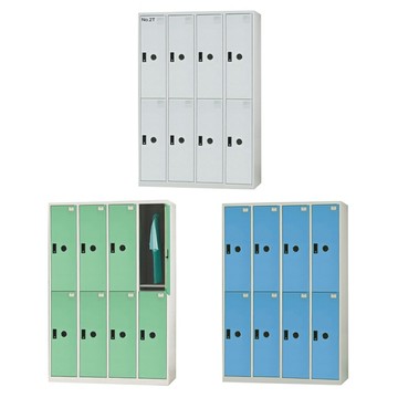 DAHFU 大富 KL多用途置物櫃-8門衣櫃 8片鋼製門板 W1193xD510xH1802mm/ 個 DF-KL-5508T【APP滿額下單10%點數(單一帳號最高5000點)】1/31止