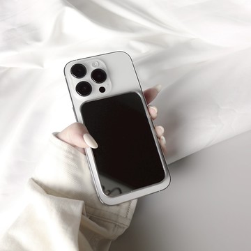 【會員兌換禮】OMIA MagSafe 多功能強磁吸鏡(方形銀色) 請勿直接下單兌換，需搭配購買賣場上其他商品