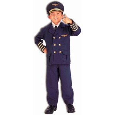 送料無料 フォーラムノベルティ航空パイロット子供の衣装
