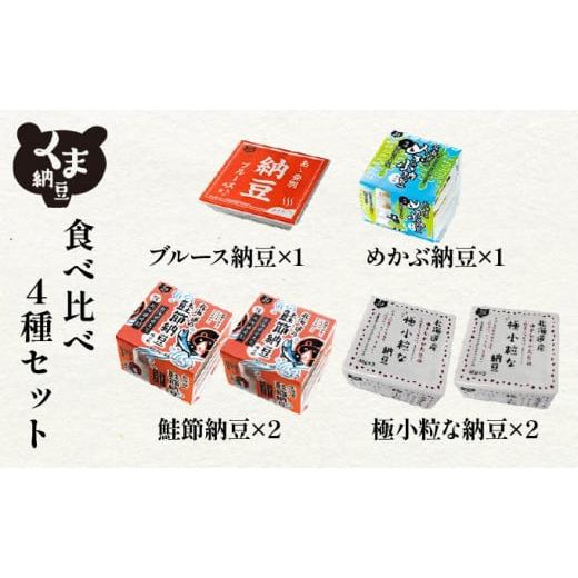 ふるさと納税 北海道 登別市 北海道くま納豆シリーズ 4種セット