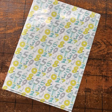 Spica 小庭手作・muu醬的透明文件夾／數字