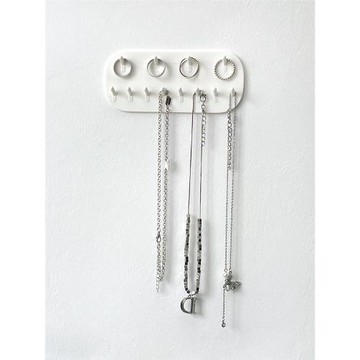 棟哈 ins風亞克力首飾收納架項鏈展示架透明掛鉤門后掛免打孔掛件