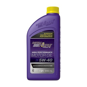 ROYAL PURPLE 紫皇冠 HP 5W40 高性能機油 API SN ACEA A3/B4-12 946ml 美國產  1瓶  柴油