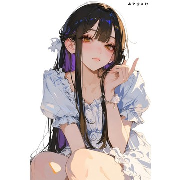 【8 月新品】07-139-0190 人物貼紙 簡約夏日女孩