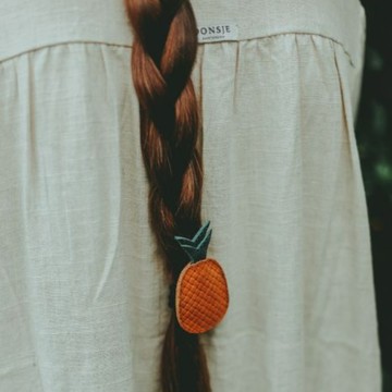 荷蘭 Donsje 鳳梨真皮髮圈