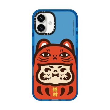Casetify 保護殼 iPhone 16/16 Plus 紅色招財貂 PP 寶寶招財貓達摩紅手機殼