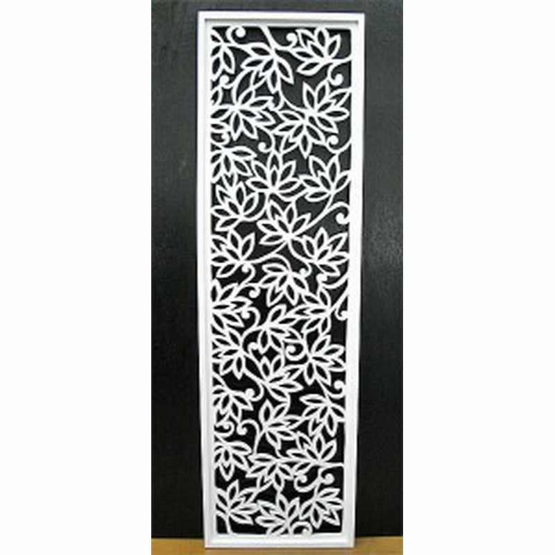 壁掛け木彫りのレリーフ G ロータス花模様 ホワイト120 H 120 5cmｘ35cm バリ雑貨 アジアン雑貨 通販 Lineポイント最大1 0 Get Lineショッピング