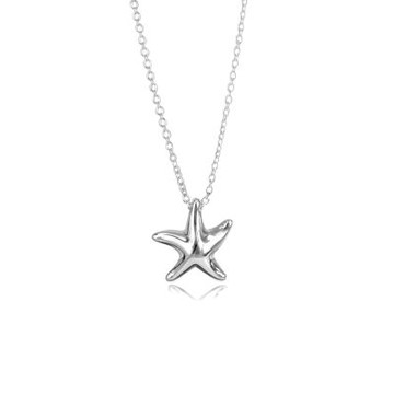 (近新品) Tiffany&Co. 蒂芙尼 小海星 925純銀項鍊