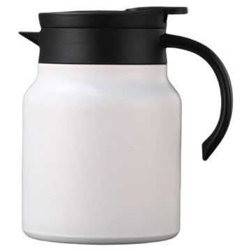 BOACUP 不鏽鋼保溫悶茶壺  1個  800ml  白色