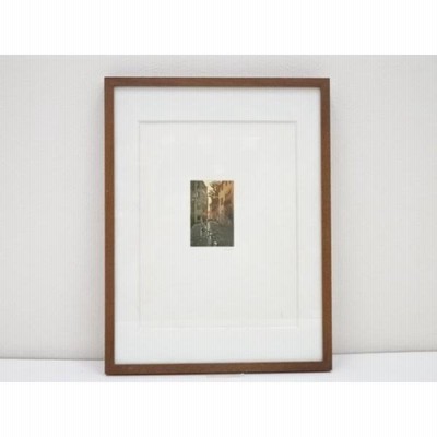 宗sou カドーレ（Cadore）　ヴェネツィアの図版画　額装27/55【道】