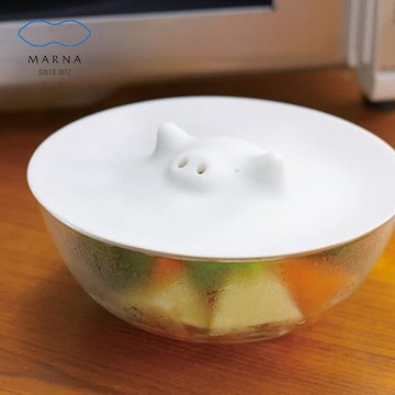 【MARNA】豬豬矽膠保鮮蓋(2色)