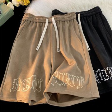 短褲男士夏季薄款運動短褲男跑步速干五分褲寬松直筒百搭休閑褲潮