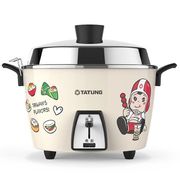 大同電鍋 6人份台灣好食不鏽鋼配件電鍋 TAC-06L-MBIF  結帳94折