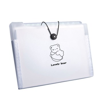 A4文件夾多層風琴包試卷收納冊收納袋學生大容量A4資料冊透明插頁【益三和】可開發票