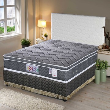 【ESSE御璽名床】【3D透氣網布】三線加高獨立筒床墊5x6.2尺-雙人