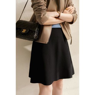 の笑涵閣 奢笈分量感120S德國揚子紗羊毛經典半身裙 ZQC564835AG#