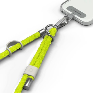 編織背帶掛繩 萊姆綠
