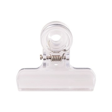 透明長尾夾 10入組 透明小夾子 夾子 開口夾 票據夾 圓尾夾 文具小物 辦公事務 文具夾《Jami》