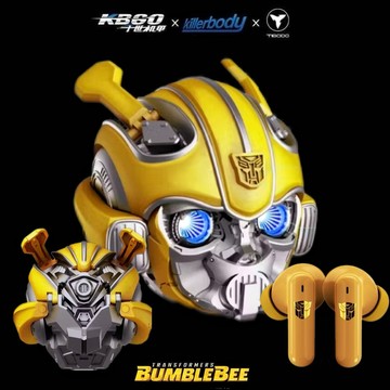 《KILLERBODY × 變形金剛》BUMBLEBEE 大黃蜂真無線TWS藍牙耳機 藍牙5.4 Ai智能版面