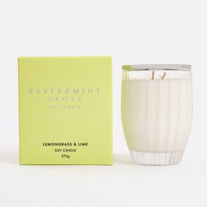 澳洲Peppermint Grove 蠟燭 檸檬草與萊姆 370g