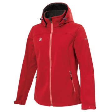 【WILDLAND荒野】女三層貼防風保暖功能外套紅色