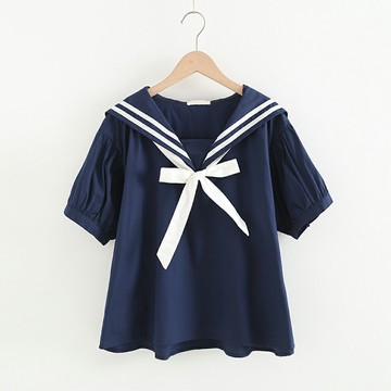 ＊ORead＊海軍領學院風領結休閒上衣(4色F碼)【限定加碼✿全館滿額再折】