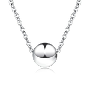 純銀項鍊．鎖骨鍊｜圓滿人生．925純銀