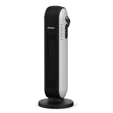 【出清品】47_PHILIPS 飛利浦 塔式暖風機 遙控, AHR2142FD, 黑 + 銀, 1台