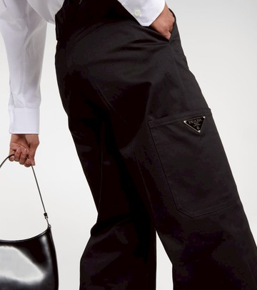Prada Cotton-blend gabardine cargo pants
