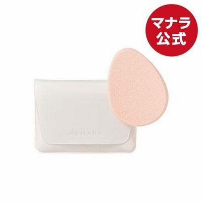 マナラ公式 /  マナラ大きなスポンジ（ケース付） 約5.3cm×7.2cm×厚さ1.2cm MANARA