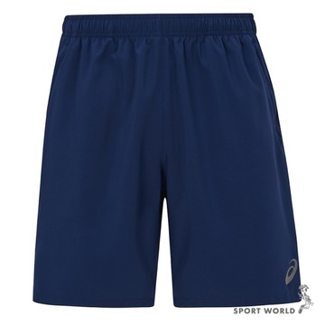 Asics 亞瑟士 短褲 男裝 7吋 拉鍊口袋 藍【運動世界】2033B964-400