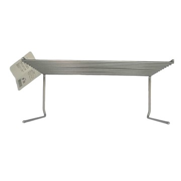 KAJIdonya 家事問屋 分隔收納架 穩固耐用 靈活運用空間  銀色  26 x 18 x 11.5cm  1入