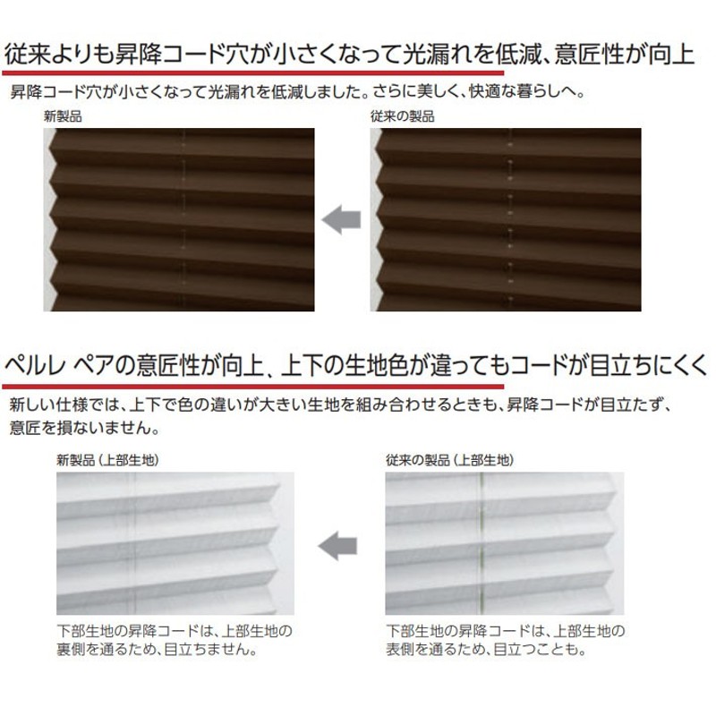 プリーツスクリーン タチカワブラインド ペルレ２５ 「エブリ遮光