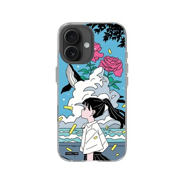 iPhone 16 Clear Case（相機按鈕） 透明 - 子凡 Zzifan_z - 鯨魚