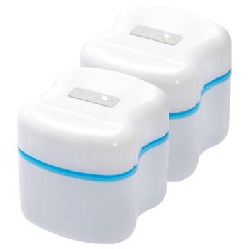 Fullicon 護立康 假牙清潔盒 (附清潔刷)  2個