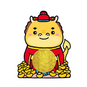 節慶系列 金龍招財金幣