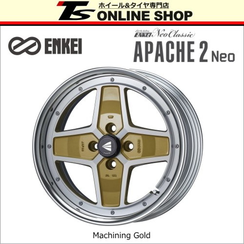 ENKEI NeoClassic APACHE2 Neo 5.0J-16インチ 4H/PCD100 マシニング ...