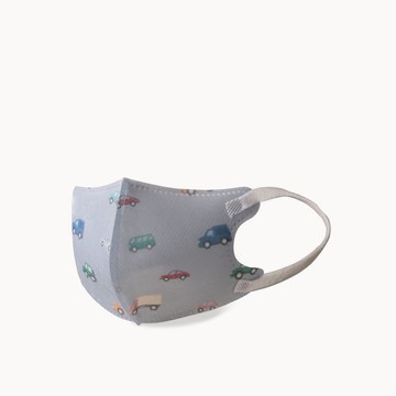 一心婦幼|一心一罩 兒童3D醫用口罩-嫩嬰 童年復古熊(12入/袋)