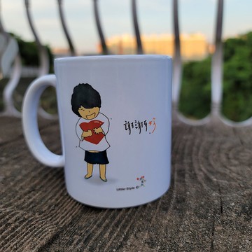 馬克杯-謝謝有妳(客製)