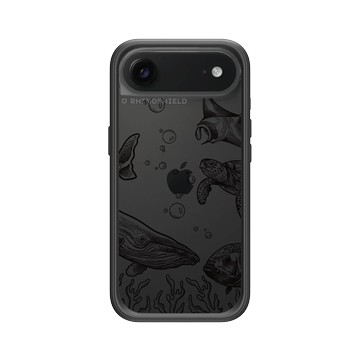 iPhone Air Mod NX -邊框背蓋組合 (相機按鈕) 黑 - MYMY REVERZ TATTOO - 海底世界