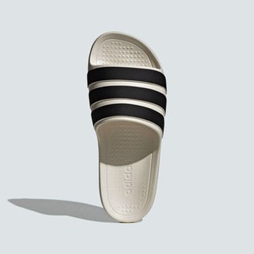 ADIDAS ADILETTE FLOW男女運動拖鞋-黑白-IG6858