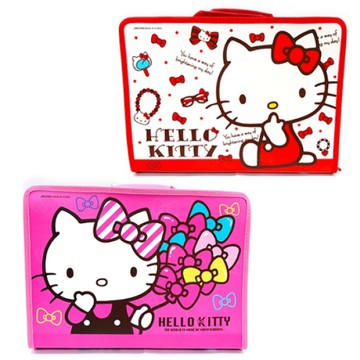 【震撼精品百貨】Hello Kitty 凱蒂貓~HELLO KITTY 資料袋(紅色/桃色兩款)