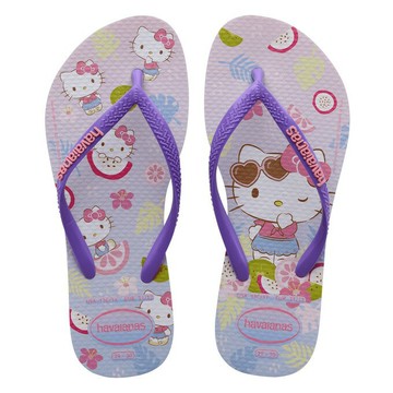 havaianas 哈瓦士 巴西人字拖 女款 Hello kitty 紫 涼鞋 拖鞋 夾腳拖 海灘鞋＊夏日微風＊