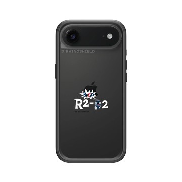 iPhone Air Mod NX -邊框背蓋組合 (相機按鈕) 黑 - 迪士尼-星際大戰 Star Wars - R2D2-剪紙系列