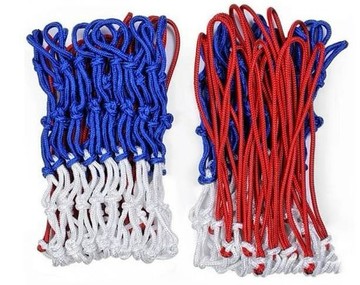 三色籃網 籃球框網 籃網 一組2個【大自在運動休閒精品店】
